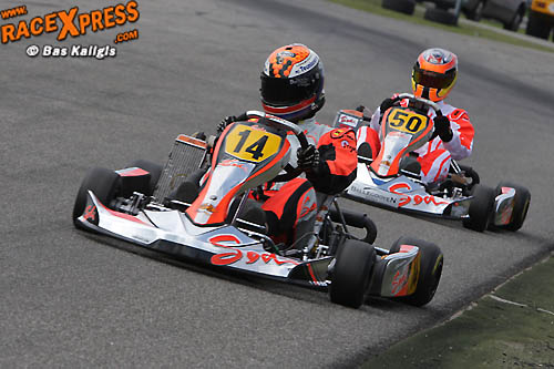 1-2tje in de kwalificatie voor Van der Pol Kart Racing